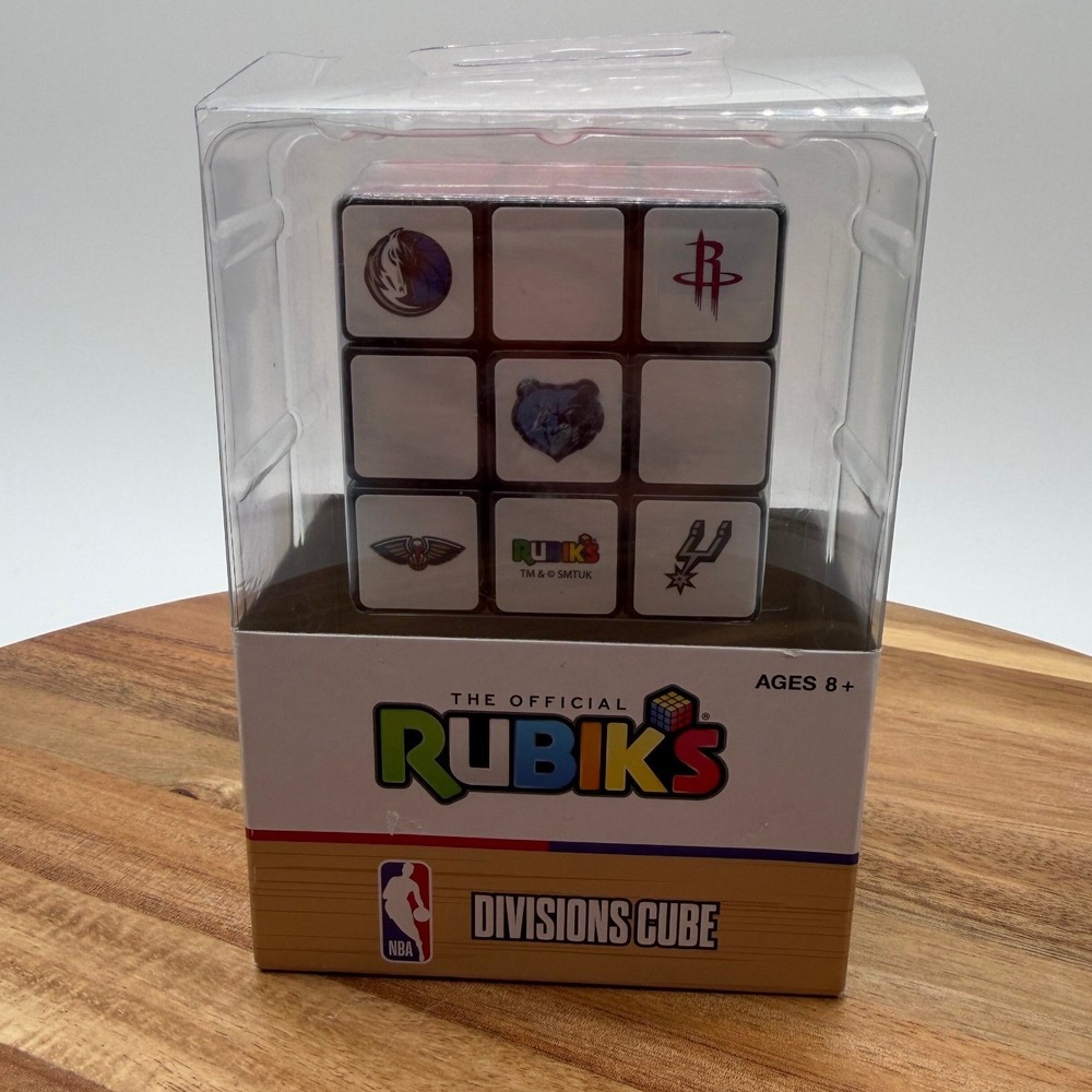 NBA Official Rubik's‎ Divisions Cube Puzzle 30 Team Logos Toyzon RBK-CUB-4012